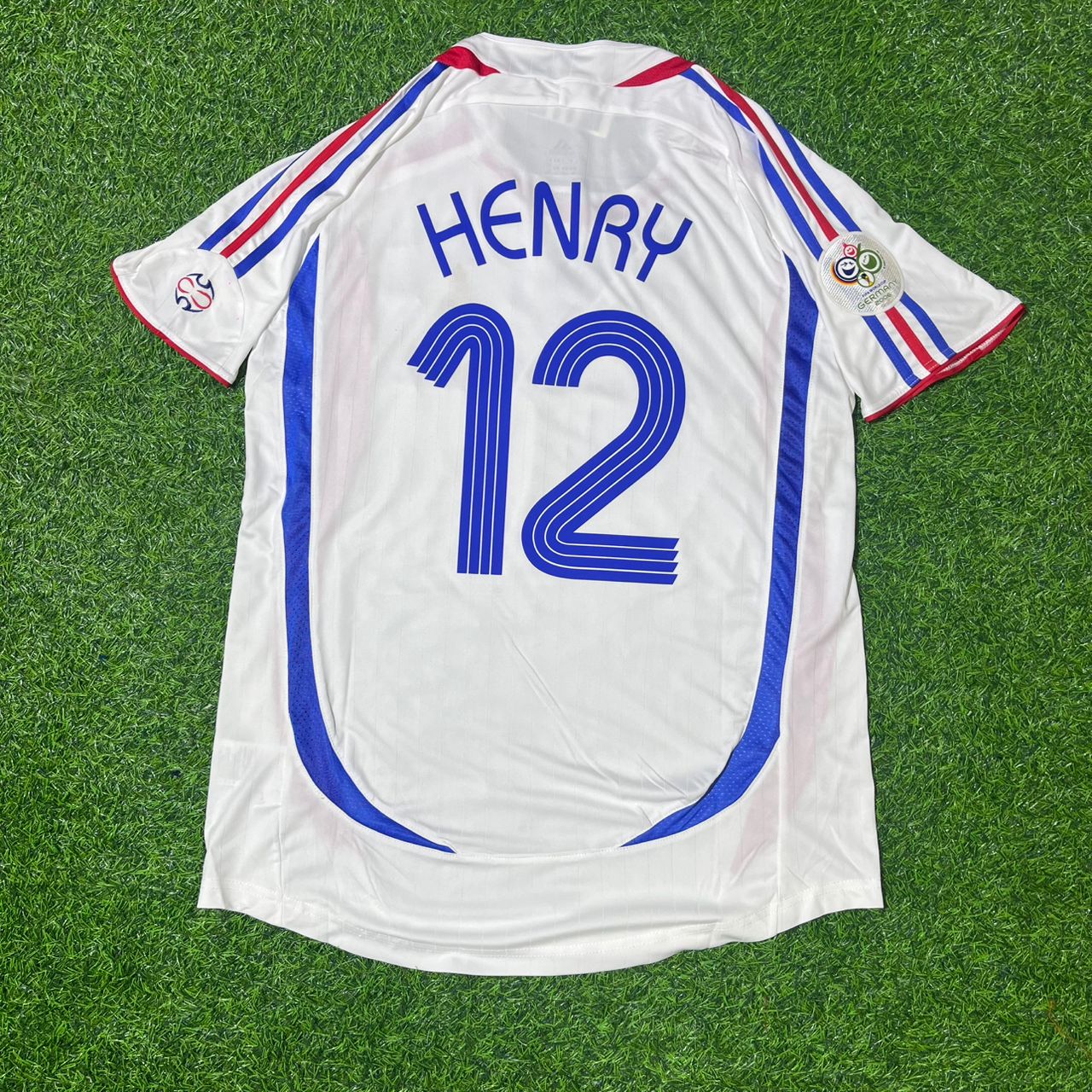 Thierry Henry France 2006 World Cup Final White Retro Kit – | Trikot | Maillot