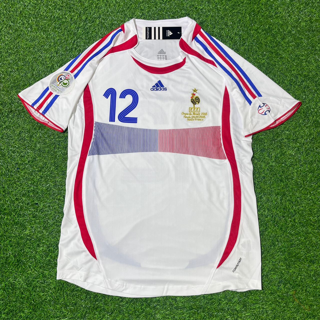 Thierry Henry France 2006 World Cup Final White Retro Kit – | Trikot | Maillot