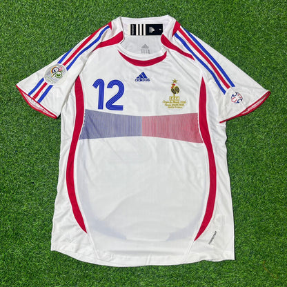 Thierry Henry France 2006 World Cup Final White Retro Kit – | Trikot | Maillot