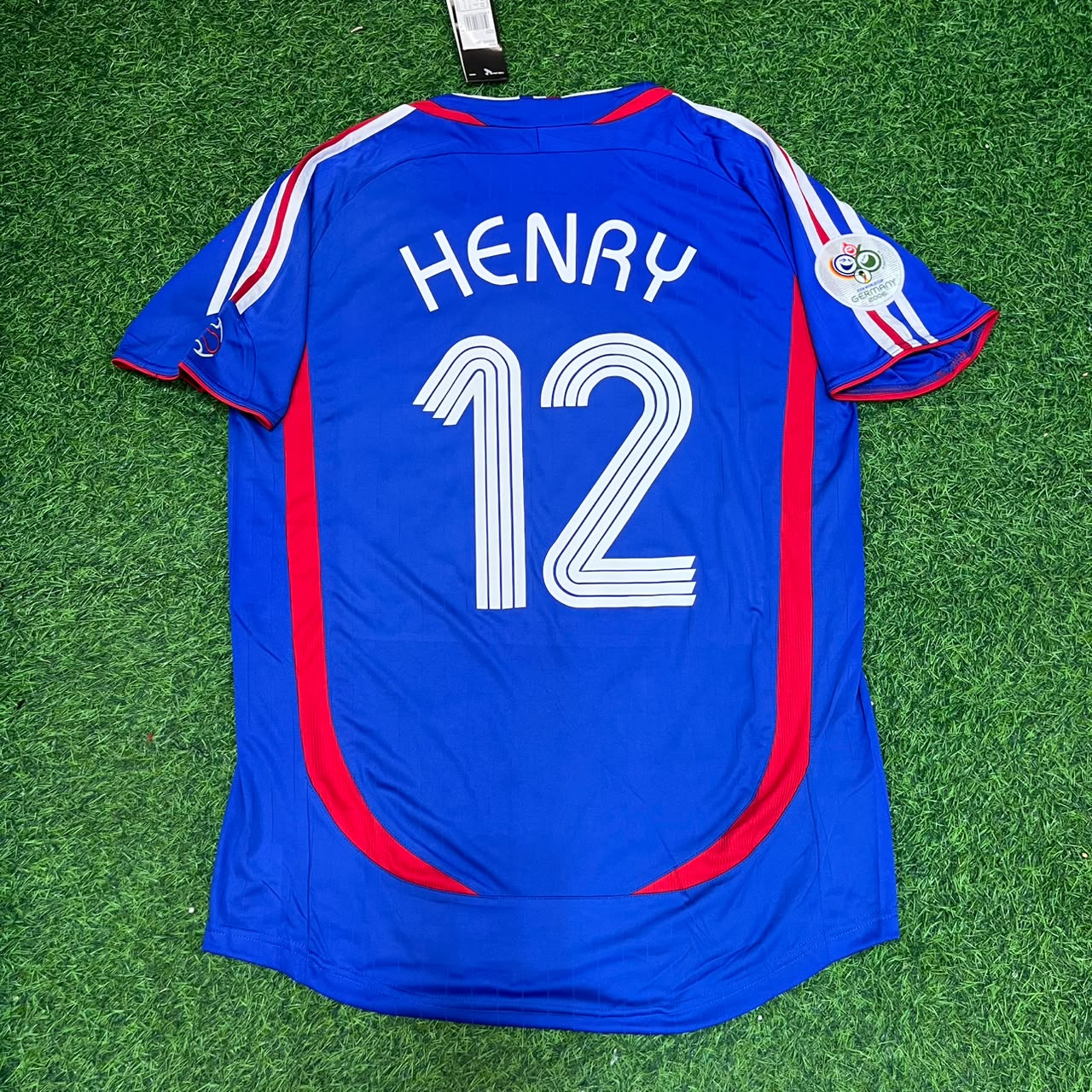 Thierry Henry France 2006 World Cup Blue Retro Kit – | Trikot | Maillot Soccer Shirt