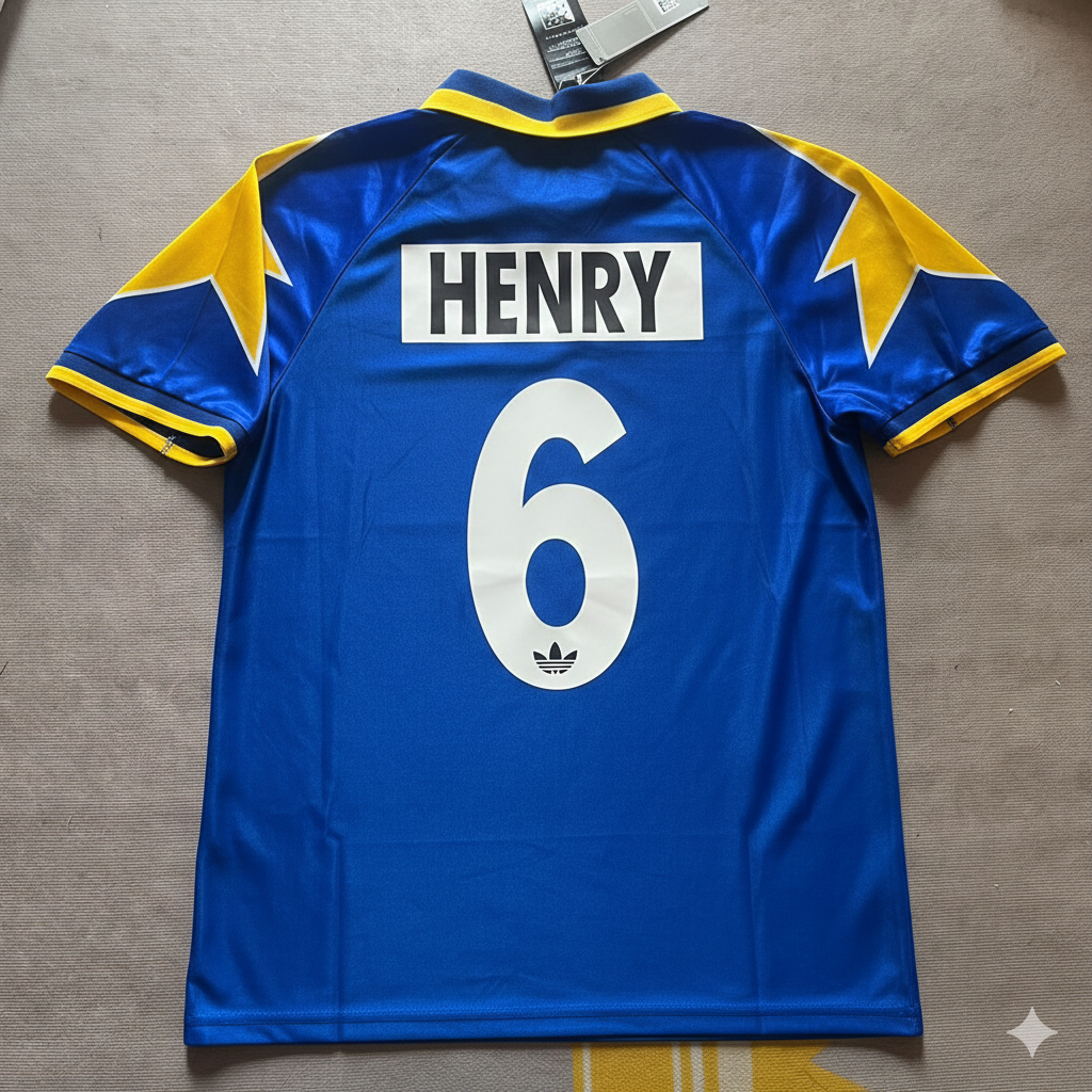 Thierry Henry 6 – Juventus 1995–1997 Retro-Trikot – | Trikot | Maillot