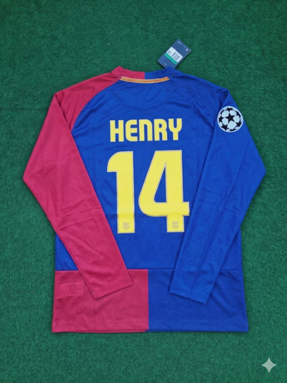 Thierry Henry Barcelona 2009 Champions League Finale Retro Trikot