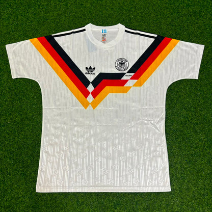 Thomas Berthold Deutschland 1990 FIFA Fussball-Weltmeisterschaft Retro Trikot-Set