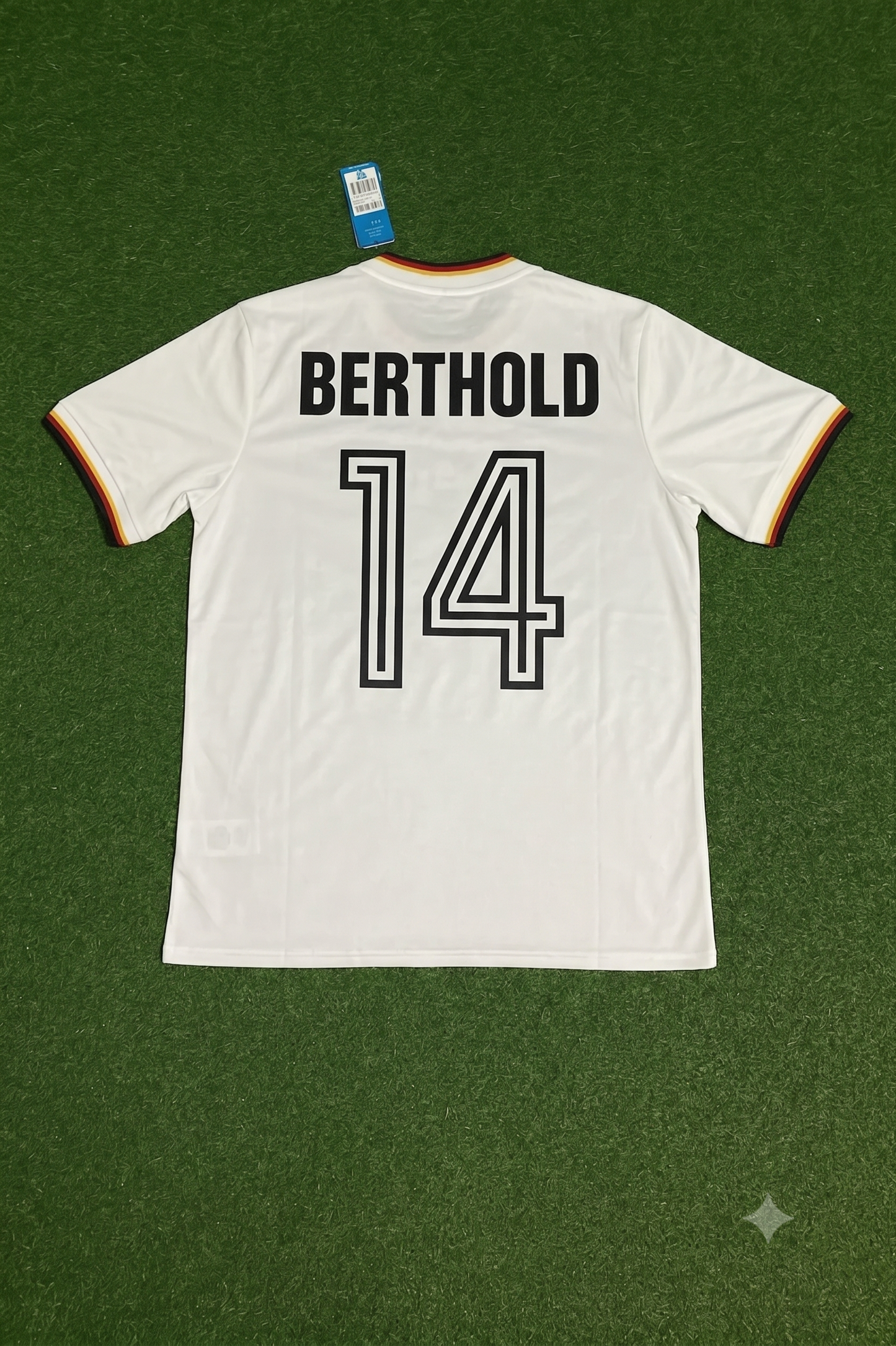 Thomas Berthold Germany 1986 World Cup Retro Football Jersey Kit