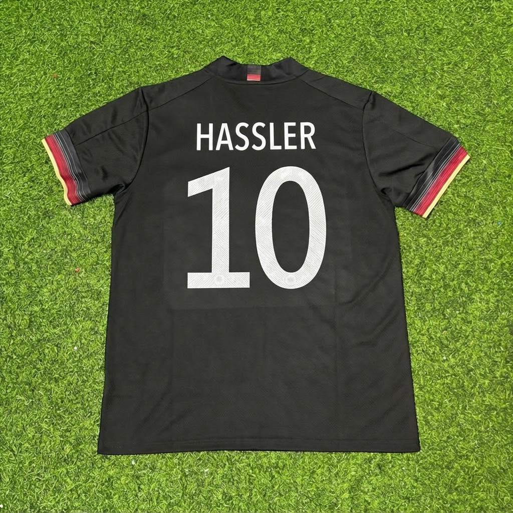 Thomas Häßler #10 Germany Black Retro Football Jersey