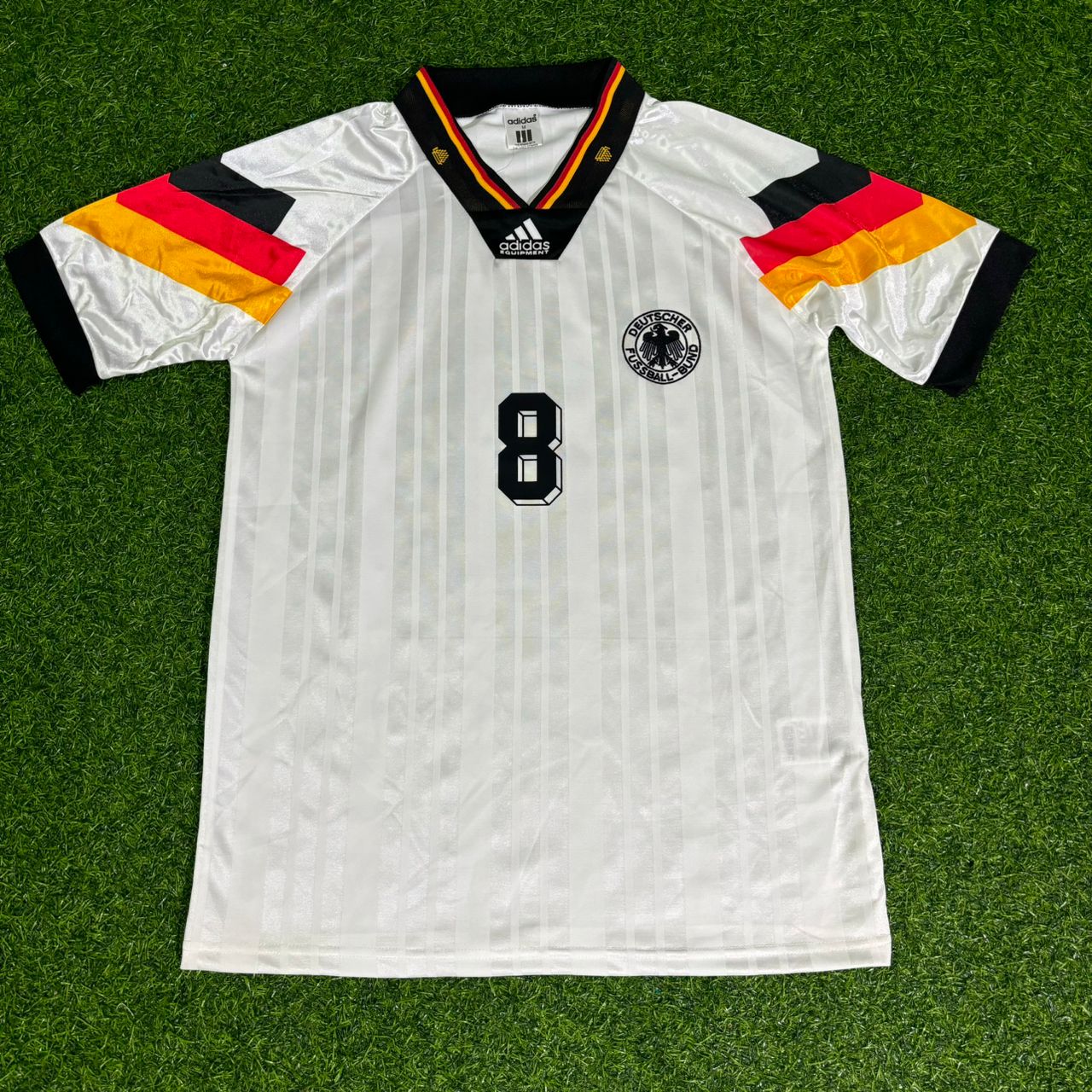 Thomas Häßler Hässler #8 Deutschland 1992 Heim Retro Trikot