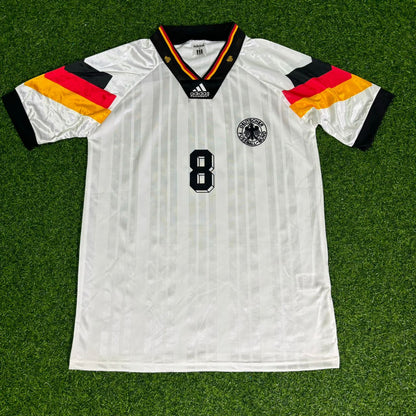 Thomas Häßler Hässler #8 Deutschland 1992 Heim Retro Trikot