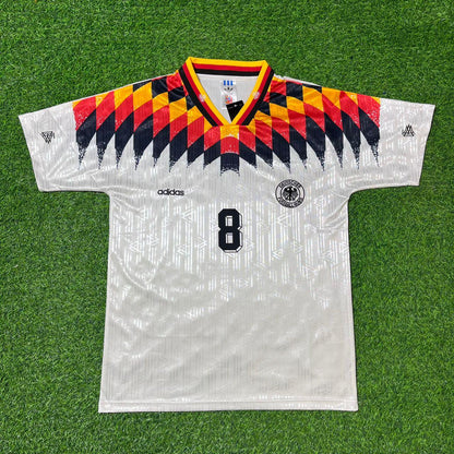 Thomas Hässler Deutschland 1994 Weltmeisterschaft Retro Football Jersey Kit