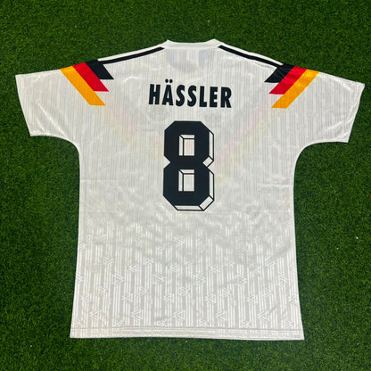 Thomas Hässler Germany 1990 World Cup Retro Football Jersey Kit