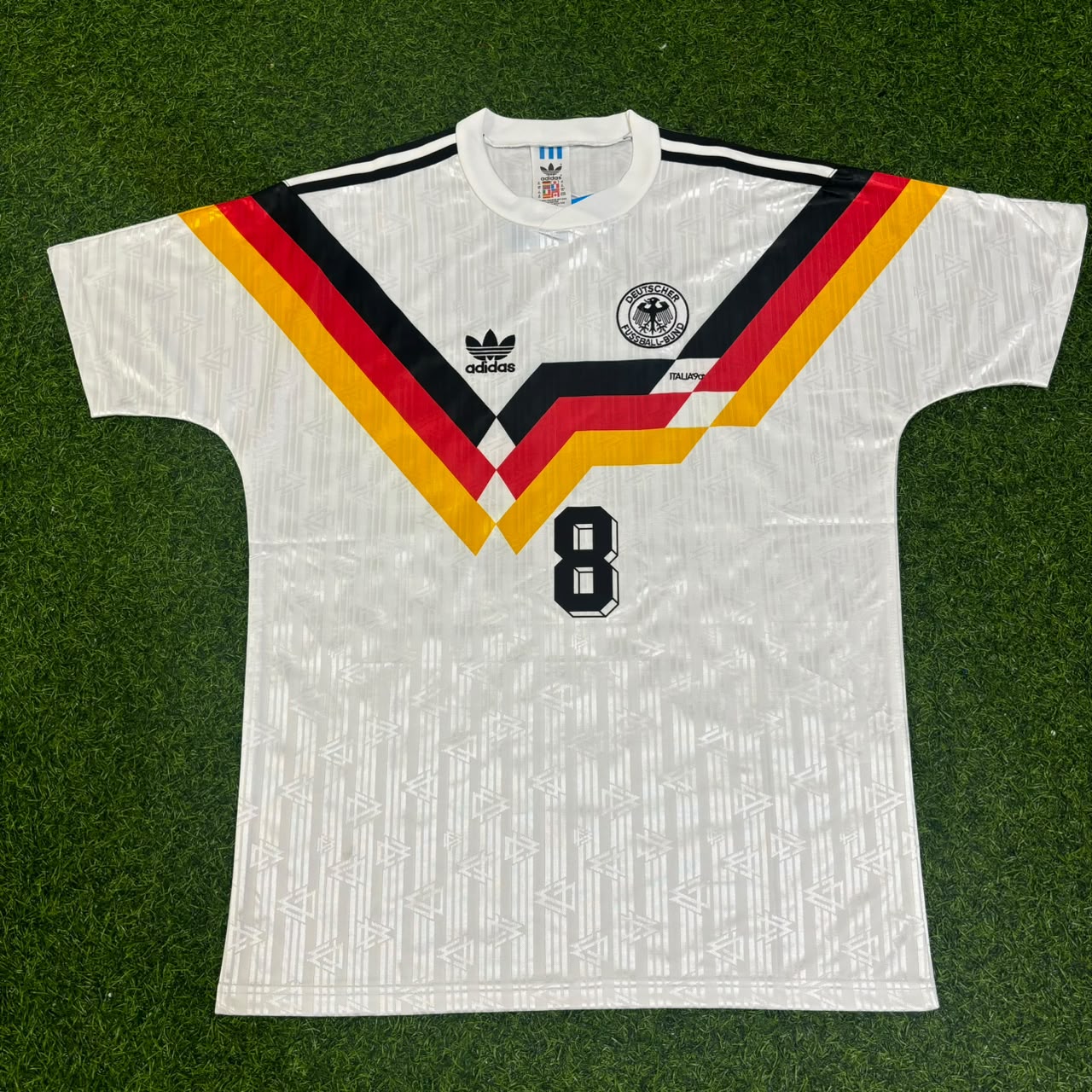 Thomas Hässler Germany 1990 World Cup Retro Football Jersey Kit