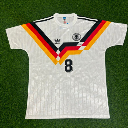Thomas Hässler Germany 1990 World Cup Retro Football Jersey Kit