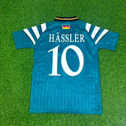 Thomas Hässler Germany Deutschland EURO 1996 Retro Jersey Trikot Soccer Shirt