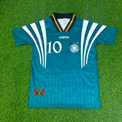 Thomas Hässler Germany Deutschland EURO 1996 Retro Jersey Trikot Soccer Shirt