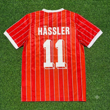 Thomas Hässler 1. FC Köln 1985/86 Saison Auswärts Retro Trikot