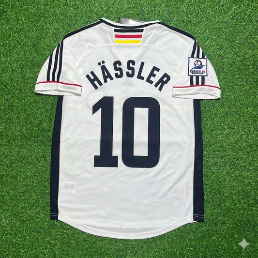 Thomas Hässler Deutschland 1998 Weltmeisterschaft Retro Fußballtrikot