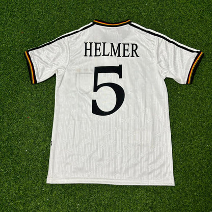 Thomas Helmer Deutschland EM 1996 Finale Heim Retro Fußballtrikot Set