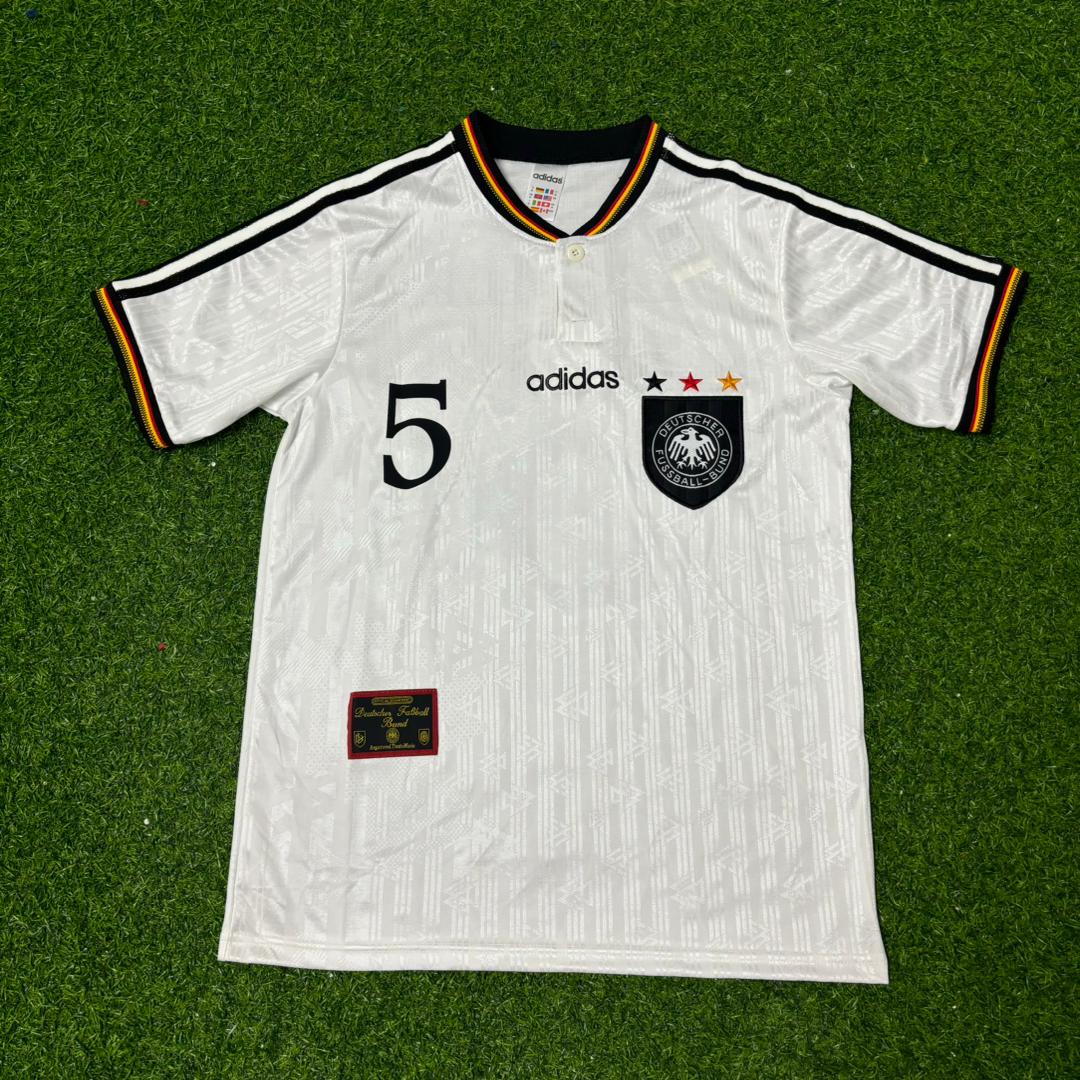 Thomas Helmer Deutschland EM 1996 Finale Heim Retro Fußballtrikot Set