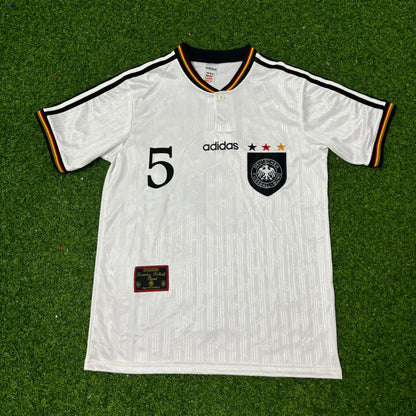 Thomas Helmer Deutschland EM 1996 Finale Heim Retro Fußballtrikot Set
