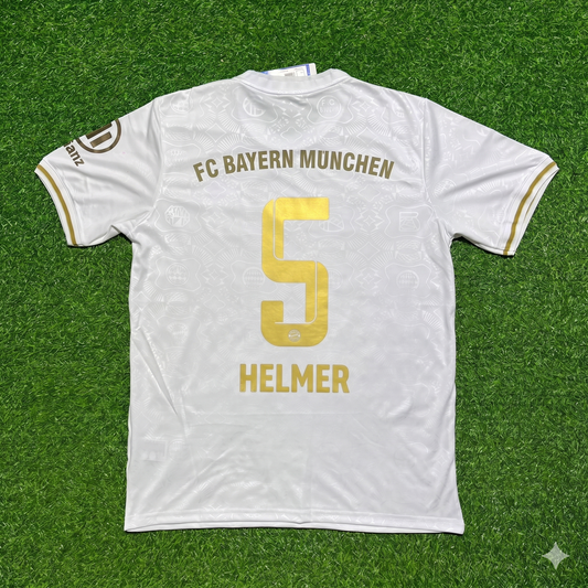 Thomas Helmer #5 FC Bayern München 125 Years Anniversary Special-Edition White Jersey