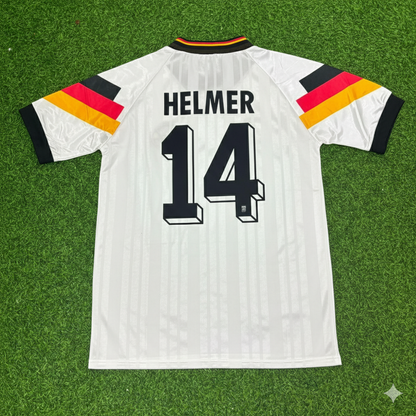 Thomas Helmer Germany 1992 Retro Football Jersey