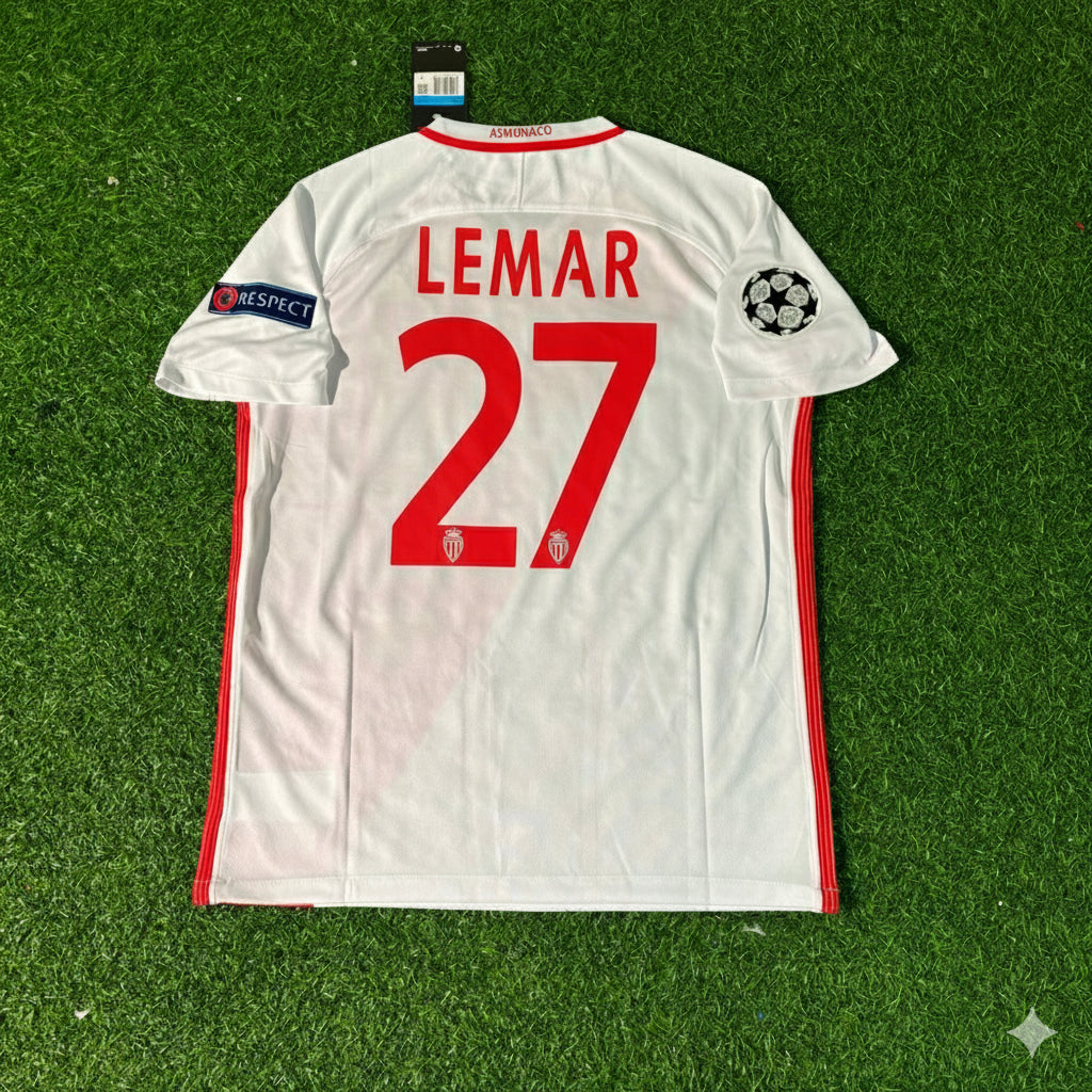 Thomas Lemar Monaco 2016-17 Champions League Retro-Trikot Fußballtrikot