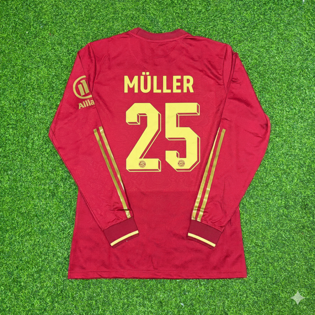 Thomas Müller 25-Bayern München 125 Jahre Spezial-Edition Fußballtrikot