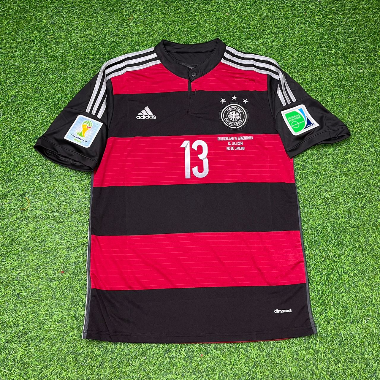 Thomas Müller Germany Deutschland 2014 World Cup Brazil Black Red Retro Jersey Trikot Soccer Shirt