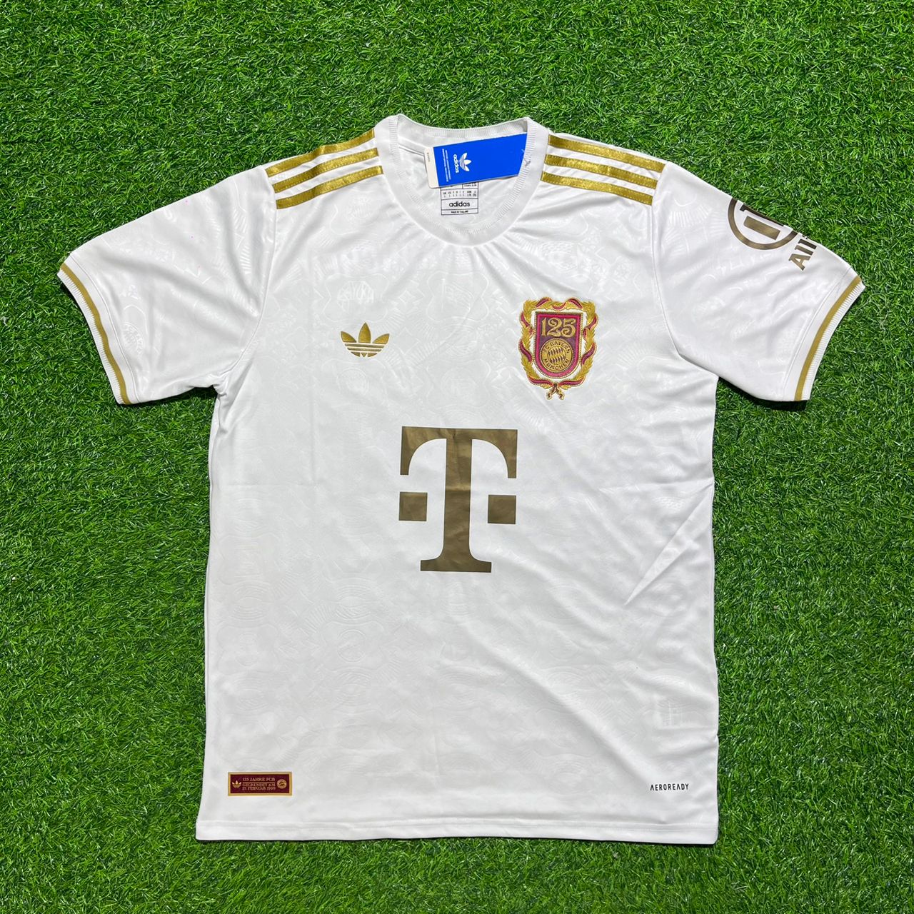 Stefan Effenberg #11 FC Bayern München 125 Years Anniversary Special-Edition White Jersey