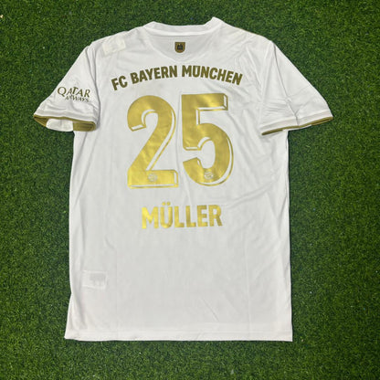 Thomas Müller #25 FC Bayern München 125 Years Anniversary Special-Edition White Jersey