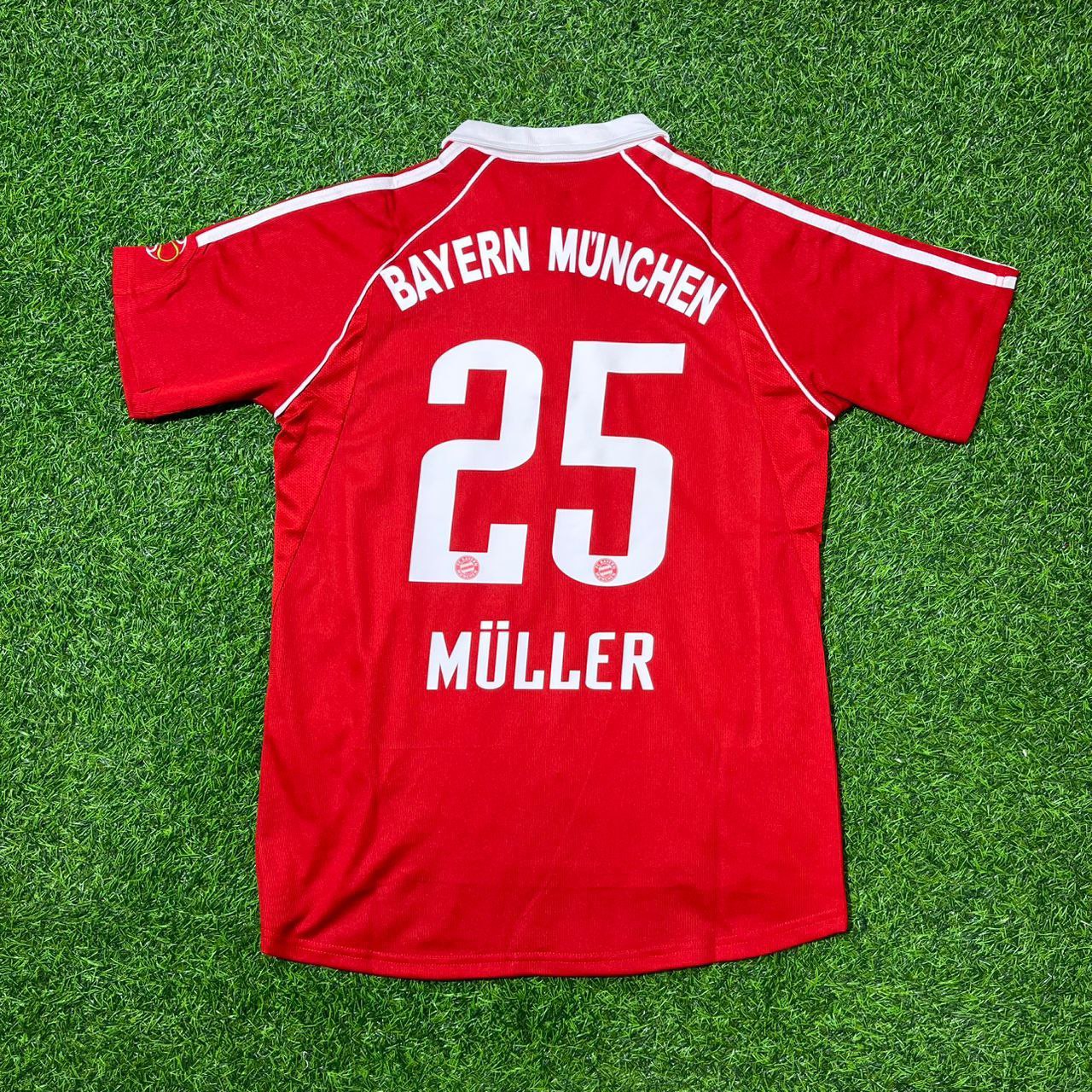 Thomas Müller Bayern Munich 2006/07 Red Retro Football Jersey Kit