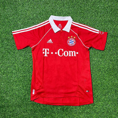 Thomas Müller Bayern Munich 2006/07 Red Retro Football Jersey Kit
