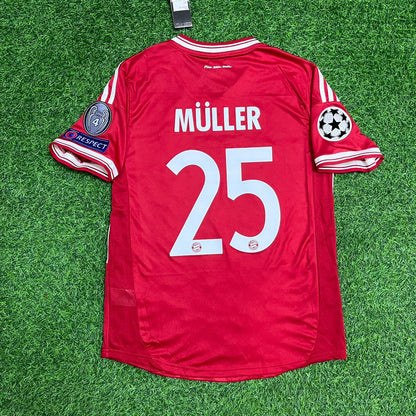 Thomas Müller  Bayern Munich 2013 Champions League Final Jersey Trikot Soccer Shirt