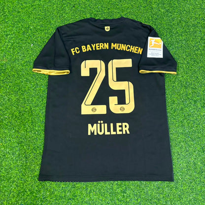 Thomas Müller Bayern Munich 2021-2022 Away Football Jersey