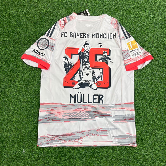 Thomas Muller Bayern Munich Special Edition Jersey Trikot Soccer Shirt
