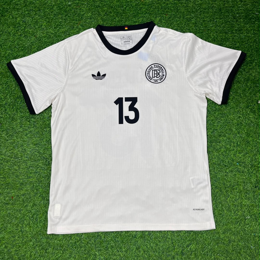 Thomas Müller Germany 125 Year Special White Football Jersey