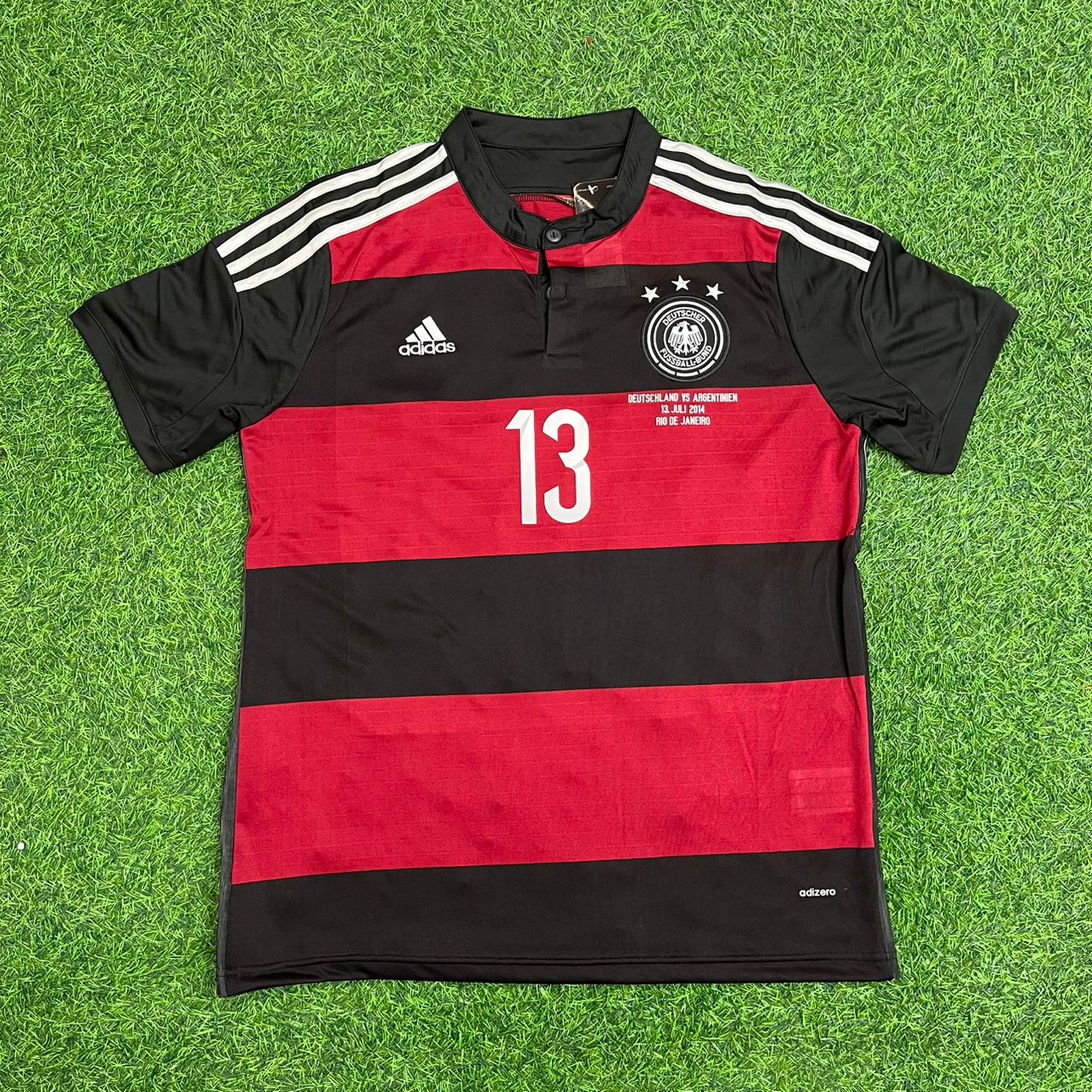 Thomas Müller Germany Deutschland 2014 World Cup Brazil Black Red Retro Jersey Trikot Soccer Shirt