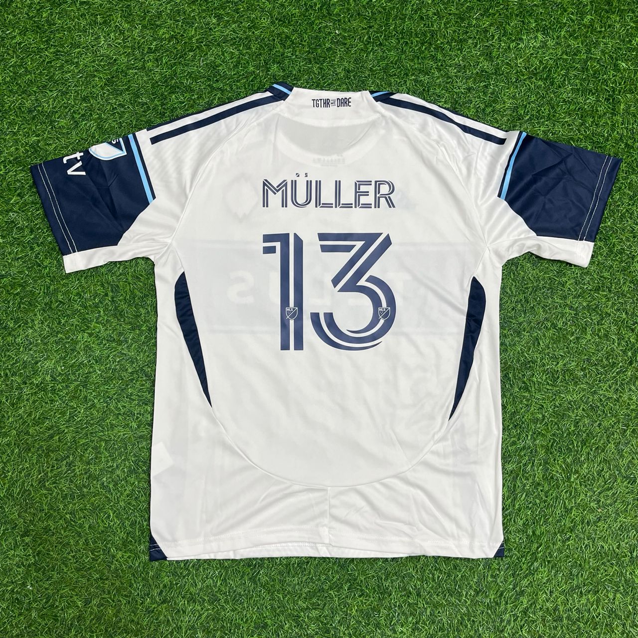 Thomas Müller Vancouver Whitecaps New Season Home Kids Football Jersey Kit