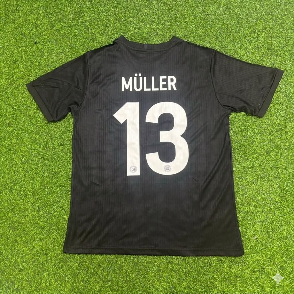 Thomas Müller Germany 125 Years Special Black Football Jersey
