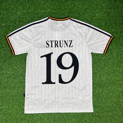 Thomas Strunz Deutschland EM 1996 Finale Heim Retro Fußballtrikot Set