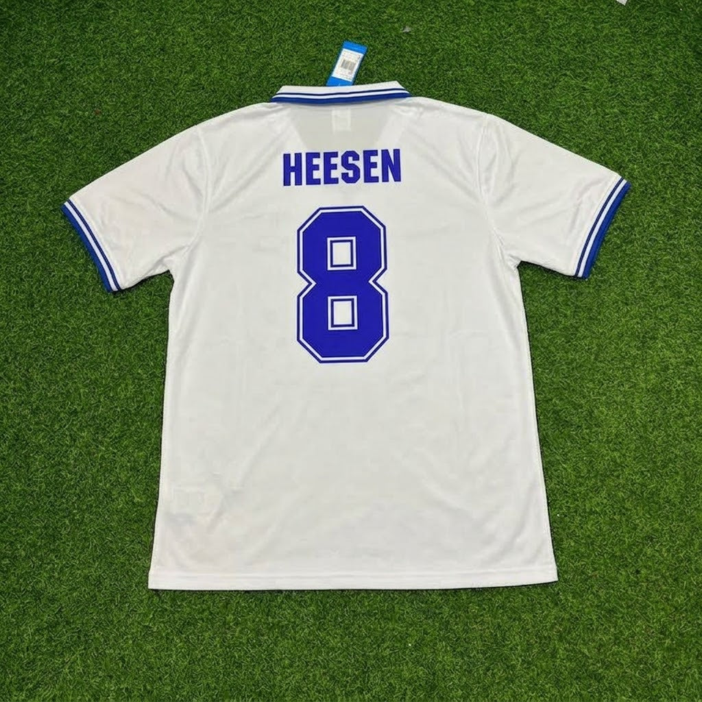 Thomas Von Heesen #8 Hamburger SV 1979/80 Weißes Heimtrikot Retro Fußballtrikot