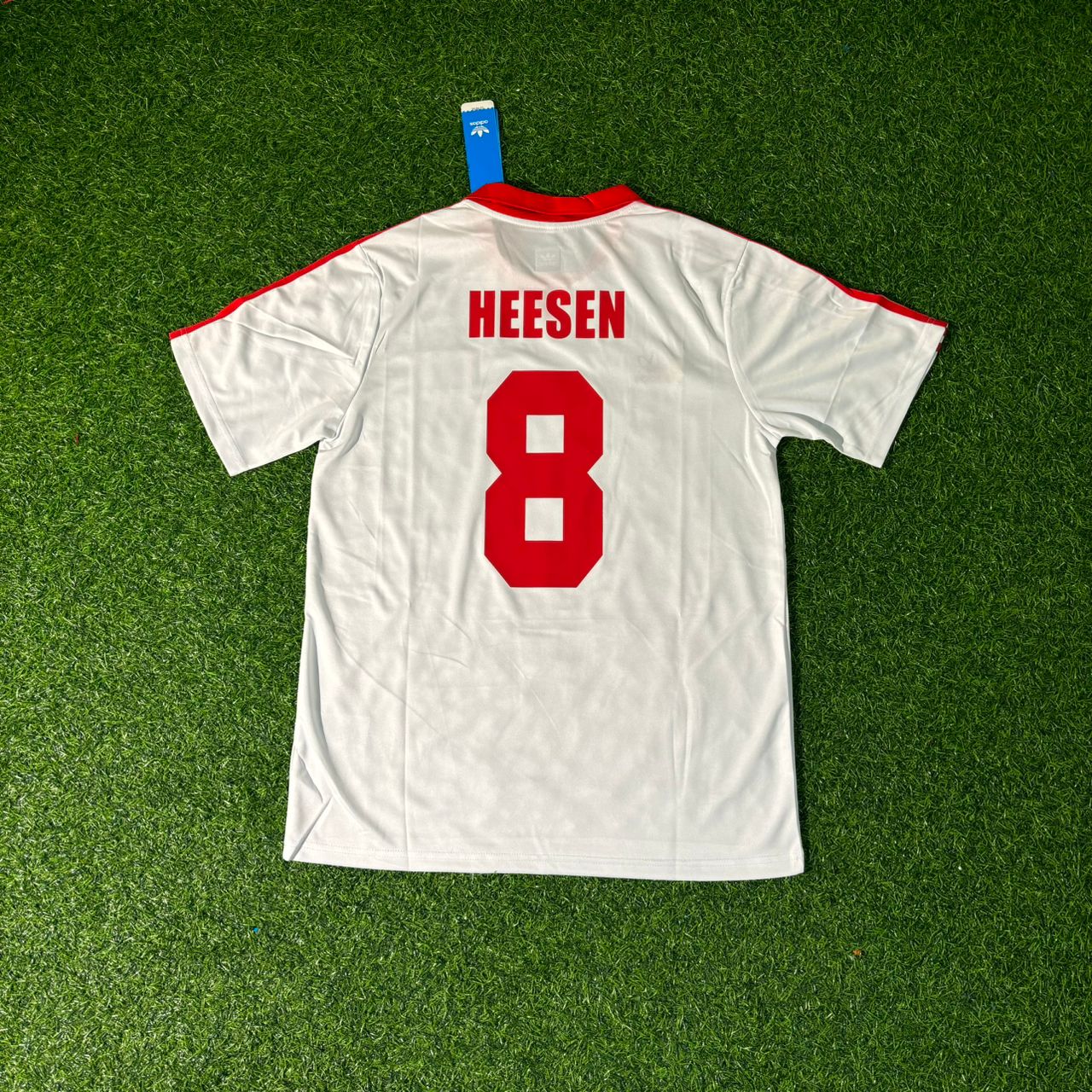 Thomas von Heesen Hamburger SV 1988 Weißes Heimtrikot Retro Fußballtrikot