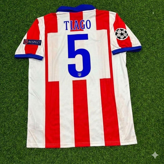 Tiago Mendes 5- Atlético Madrid 2014 Champions League Final Retro Football Jersey