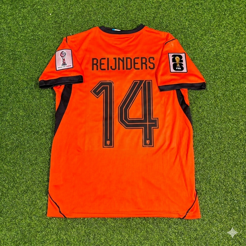 Tijjani Reijnders #14 Netherlands 2026 World Cup New Season Football Jersey