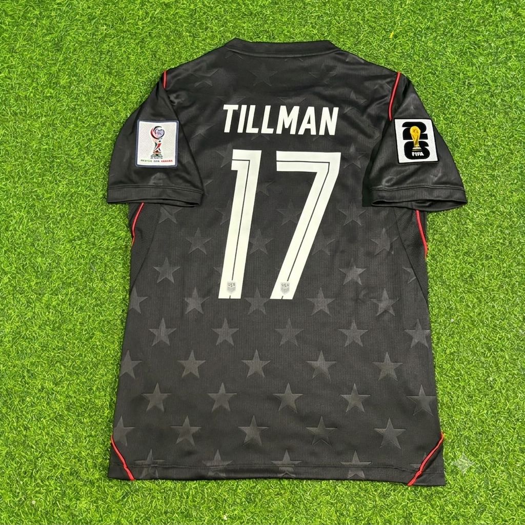 Malik Tillman USA 2026 World Cup Black Football Jersey