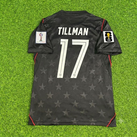Malik Tillman USA 2026 World Cup Black Football Jersey