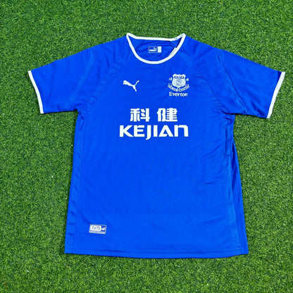 Tim Cahill Everton Blue Retro Football Jersey