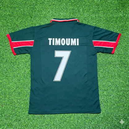 Mohamed Timoumi Morocco Home Retro Football Jersey