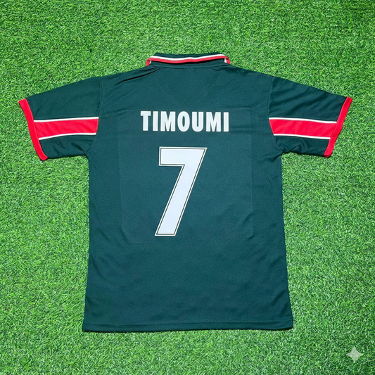 Mohamed Timoumi Morocco Home Retro Football Jersey