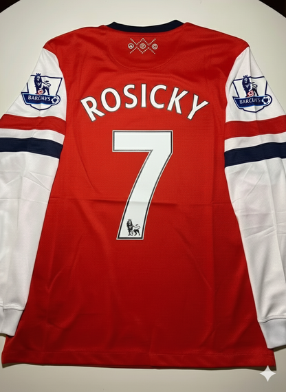 Tomas Rosicky Arsenal 2011-2012 Retro Kit Jersey Trikot Maglia Soccer Shirt