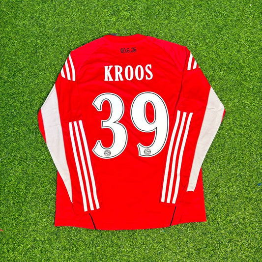 Toni Kroos FC Bayern Munich 2010/11 Red Retro Trikot Jersey Trikot Soccer Shirt